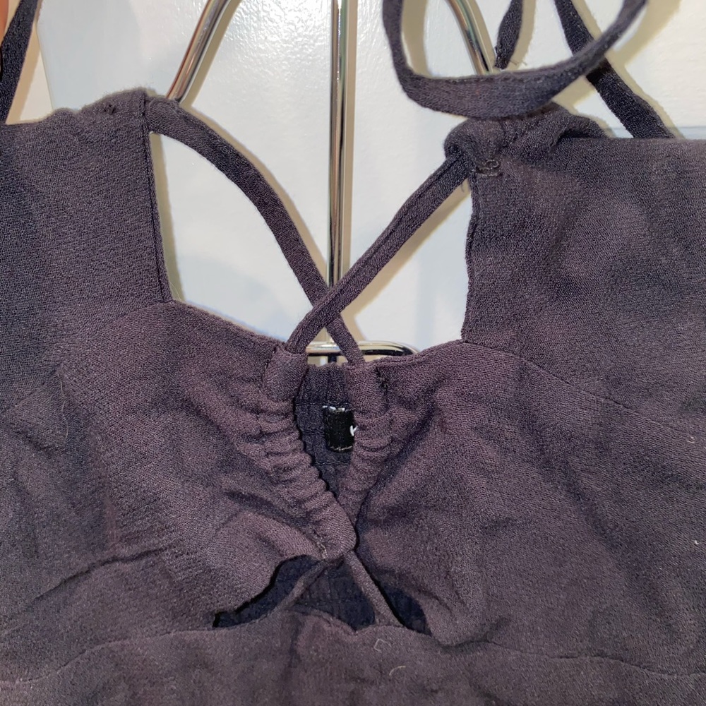 Pacsun Mini Black Halter Sundress - Picture 4 of 6